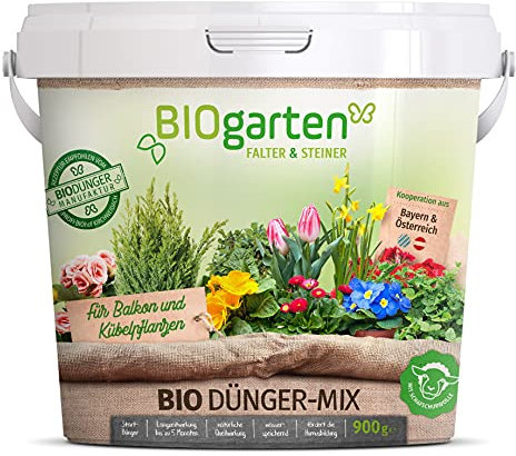 Bio Dünger-Mix für Balkon- und Kübelpflanzen - 900 g- BIOgarten Falter & Steiner