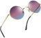 Joopin Retro Sonnenbrille Rund Herren UV400 und Polarisierte Runde Sonnenbrille Damen Steampunk Hippie Brille Klassische mit Metallrahmen (Braun-Blaue)