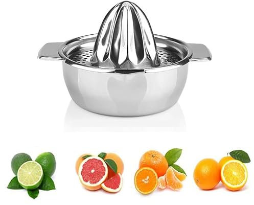 Stainless Steel Lemon Squeezers, Manual Juicer Lime Citrus Orange Fruit Hand Press Squeezer