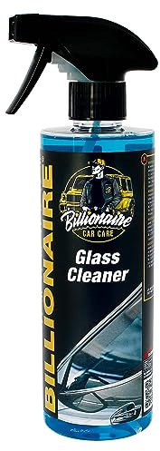 S SUMEX Billionaire Glass Cleaner Limpiacristales Coche Triple Acción Limpia Desengrasa y Abrillanta Efecto Autosecado No Empaña con Pistola de Espuma 500ml
