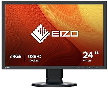 EIZO ColorEdge CS2400R - Monitor Profesional - 61,1 cm (24,1), 1920 x 1200, IPS, Color Negro
