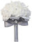 yuwqqoajv Bouquet di Rose Eleganti e attraenti per Una Bella Cerimonia di Nozze Fiori in PE Bouquet da Sposa Decorazione di Nozze, Nastro d'Argento