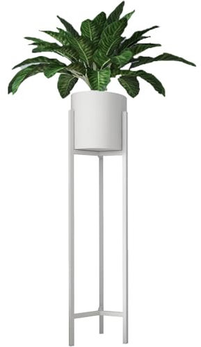 DODOBD Blumentopf Gold Blumenständer Metall für Zimmerpflanzen und Blumen Pflanztopf als Tischdeko Pflanzen Deko und Wohnzimmer Deko Blumenständer aus Metall Schwerlast-Halterungsgestell