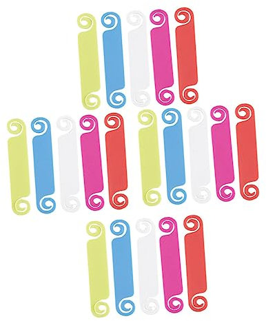 DOITOOL 100 Stück Farbige Kabeletiketten Kabelkennzeichnung USB Ladekabel Organizer für Computer Telefon Vielseitig Wasserfest Kabelmanagement