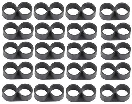 Bouchons d'extrémité pour tube d'irrigation goutte à goutte, 100 pièces, 16 mm et 20 mm, raccords de tube d'eau, accessoires d'irrigation de jardin en plastique durable pour serre (16 mm)