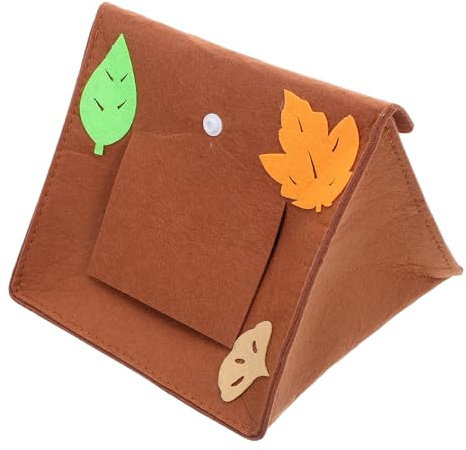 Gatuida Tente Chauffante Triangulaire pour Petits Animaux – Maison Refuge en Tissu Haute Densité pour Hamster Cobaye Perruche – Accessoire Léger et Portable pour Cage Habitat
