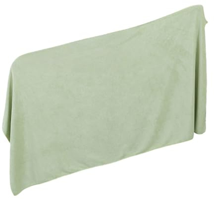 Morbuy Serviette Table de Massage, Super Doux Drap Table de Massage Sans Trou Réutilisable Lavable Serviette, Housse de Table Cil pour Spa Beauté et Salon du Visage (Vert,120x200cm)