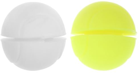 WHAMVOX Smorzatori Racchetta Tennis 2 Pezzi in Plastica, Accessori Anti-Vibrazione a Forma di Pallina, per Allenamento e Uso Competitivo