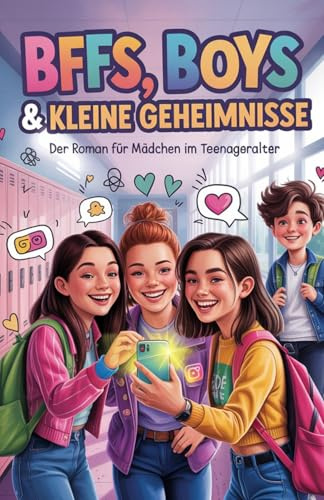 BFFs, Boys & kleine Geheimnisse: Der Roman für Mädchen im Teenageralter: Ein Jugendroman über Freundschaft, erste Liebe und das Chaos der Social Media Welt für Mädchen ab 9 bis 15 Jahre