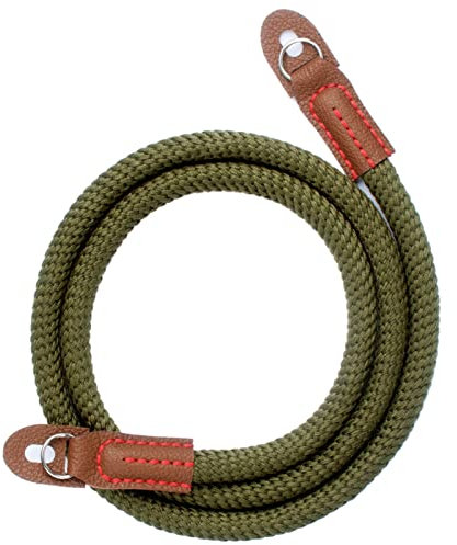 VKO Camera Strap, Soft Camera Strap Neck Shoulder Strap for Mirrorless DSLR SLR Camera 100cm Green