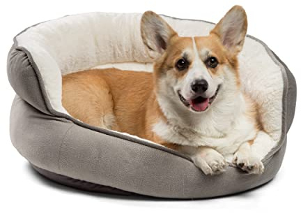 Best Friends by Sheri Pet Throne Gray Jumbo Round Orthopedic Cat and Dog