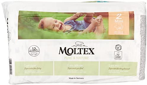 Moltex Pure & Nature Windeln Größe 2 Mini (3-6 kg), 38 Stück