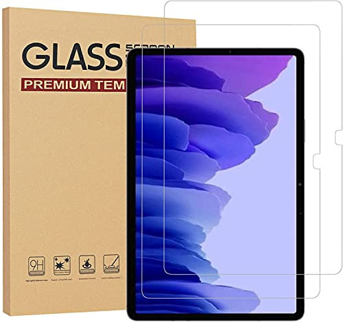 Samokor 2 Pack Screen Protector for Samsung Galaxy Tab A7 10.4 2020 (SM-T500/T505/T507),9H Hardness,Case friendly,Ultra Clear,Touch Sensitive,Bubble-Free,Tempered Glass Film for Smsung Galaxy Tab A7