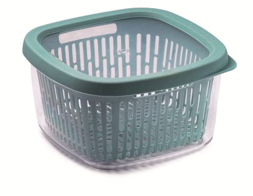 Snips, Aroma Keeper Hellblau, Lebensmittelbehälter mit 1,50 L, Frischhaltedose mit hermetischem Verschluss, 17,5 x 17,5 x 10 cm, Hergestellt in Italien