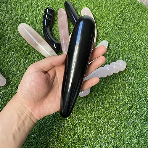 Varitas Yoni De Cuarzo Rosa Natural De Buena Calidad, 1 Unidad, Artesanías De Piedras Preciosas, Varita De Placer, Masaje De Manos Corporales, Adorno De Piedra Mágica De Madera, Regalos,1 PC