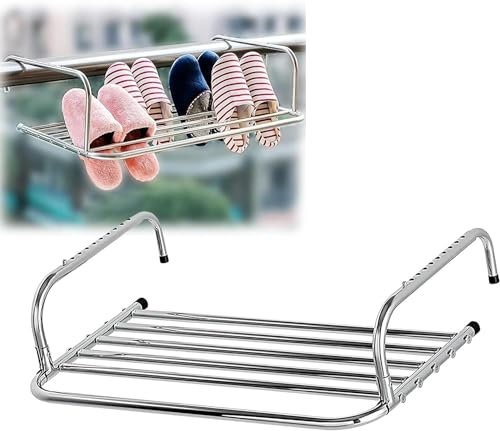 Asciugatrice Da Balcone Asciugatrice Da Parete Asciugatrice Per Radiatore, Asciugatrice Appesa In Acciaio Inossidabile, Asciugamani Leggeri Per Interni Ed Esterni Appendiabiti Per Vestiti, Bracci Reg