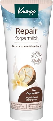 Kneipp Repair Körpermilch - Für strapazierte Winterhaut - Langanhaltende Intensivpflege - 200ml (Packung mit 5)
