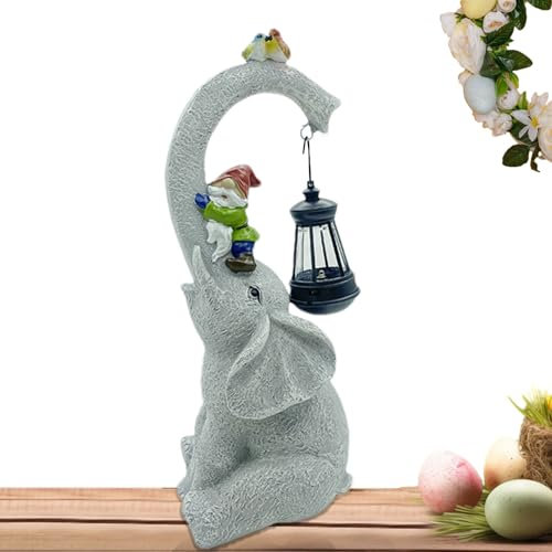 Generisch Elefantengartenstatuen - Elefanten Dekoration Für Zuhause - Gartendekoration Für Tisch Und Hinterhof Landschaft