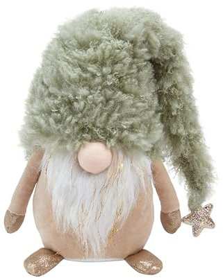 Smart Garden SuperSoft Sage Gonk – 26cm Plush Christmas Decoration – Small Scandinavian Style Festive Gnome