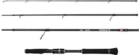 Penn Overseas XT II Inshore-Angelrute | Salzwasser-Spinnrute für Wolfsbarsch, Blaufisch und Küstenräuber | Leichter Carbon-Rohling | Mehrere Größen