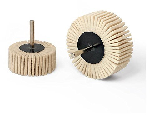 RUOTA IN feltro LAMELLARE 40x30 PER LUCIDARE ACCIAIO LUCIDATURA CARROZZERIA