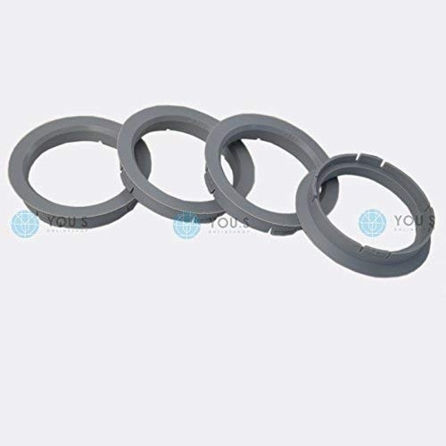 4 x ZENTRIERRINGE DISTANZRINGE für ALUFELGEN 63,3-54,1 mm CMS, DBV, Proline Wheels, Schmidt Revolution