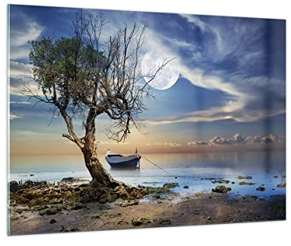 ARTTOR Bilder auf Glas 100x70cm Wandbilder Landschaften Natur - 3457