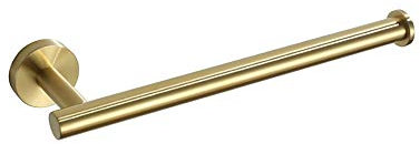 SHUGUANG Handtuchhalter, Gebürstetes Gold Handtuchstange 304 Edelstahl Wandmontage Badaccessoires für Badezimmer Küche Hause, Schraubmontage