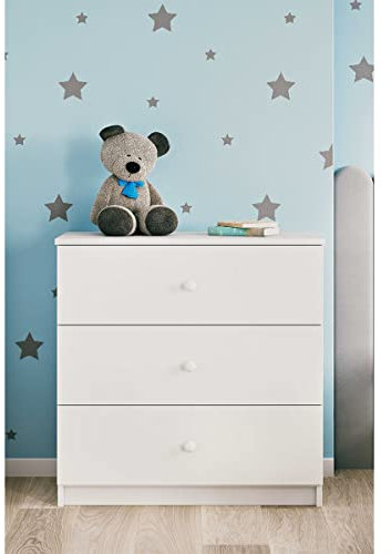KOCOT KIDS babydreams barnbyrå vit, 80,5x41x81