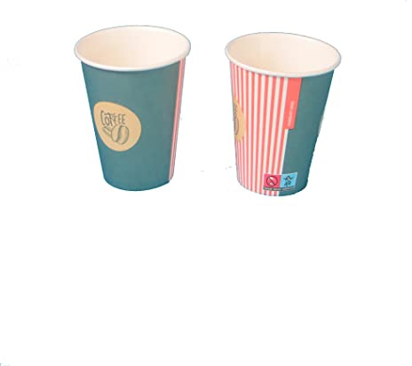Pro DP 1000 Coffee to go Kaffeebecher Coffeecups Papierbecher Singlewall PE beschichtet mit SUP Kennz. versch. Größen - Inkl. VerpG in D (10oz 250ml Ø80mm)