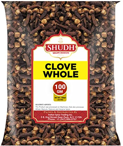 Clove Whole (Laung) 100GM | 3.5 oz Tea, Pomander Balls and Potpourri, Hand Selected | Indian Origin