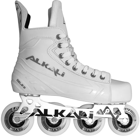 Alkali Cele III Senior Adult Junior Kids Inline Roller Hockey Skates New for 2023 (Skate Size 9 (Shoe Size 10-10.5))