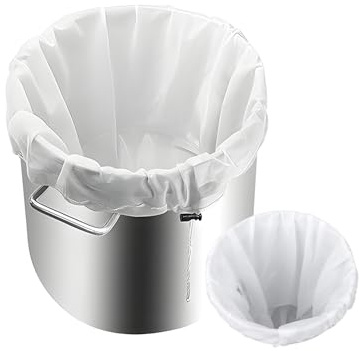ZSMJAER Lot de 2 Sac Brassage Biere,Sacs Filtrants Réutilisables pour Le Brassage de Grains,de Vins,de Bières,de Jus,Etc