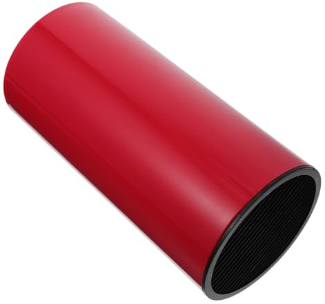 NAMOARLY Bloque Para Cuchillos Resistente Soporte Práctico Con Almacenamiento Conveniente Para Cocina Diseño Simple Rojo