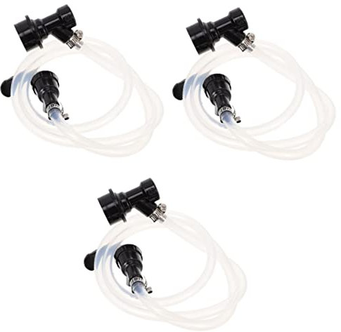 Amosfun Ensemble De 3 Raccords De Verrouillage pour Fût De Bière pour Une Étanchéité Parfaite Lors Dévénements en Extérieur