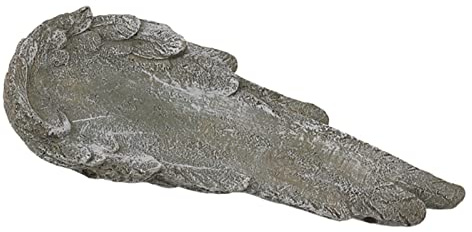 Personlig änglavingar Pet Memorial Stone, Vattentät Gravsten Hund Katt Grav Markering Trädgårdssten (Mossgrön)