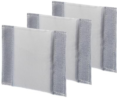 PATIKIL Kameraväska avdelare, 3 st 12 x 9 x 0,3 cm stötsäker kameraväska skär separatordyna skyddande lins för Nikon kamera DSLR skyddande väska organiserare universell avdelarkudde, grå, Grått,