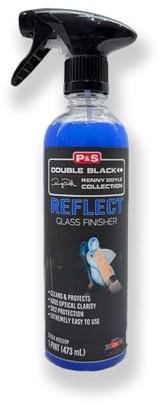 P & S PROFESSIONAL DETAIL PRODUCTS P&S - Reflect Glass Finisher - Crystal Clear Glass Cleaner with SiO2 Protection, Anti-Fog, Hydrophobic, and Easy-Clean Technology (1 Pint)