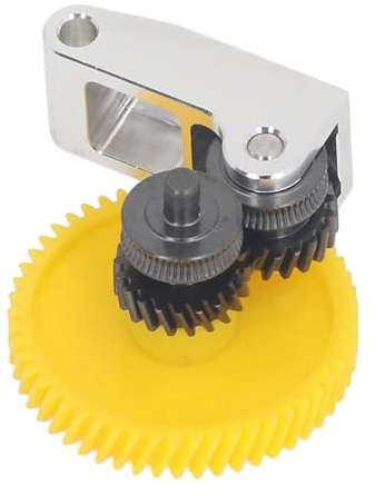Aggiornamento, Ingranaggio Estrusore in Acciaio Temprato, Kit con Ingranaggio Conduttore Gruppo Impugnatura in Alluminio per Stampante 3D Lab X1 Serie P1P P1S Carbon P1,