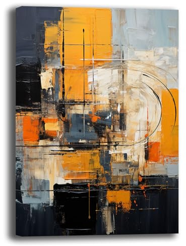 Printerland Quadro Moderno Soggiorno Astratto Industrial Quadri moderni da Parete XXL grande Stampa su tela Canvas Decorazione Murale muro Arredo Camera da letto Cucina (22, 30x40 cm)