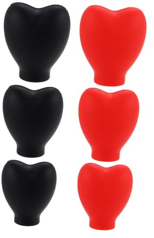 PACKOVE 6 Stück Silikon Make Up Pinselhüllen Flexible Schutzhüllen für Kosmetikpinsel Staubdicht und Formstabil Passend für Reisen und Professionellen Gebrauch