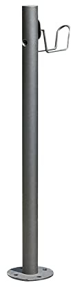 CCKUYT Fontana a Colonna d'Acqua da Giardino Indipendente in Acciaio Inossidabile, Colonna per Fontana Verticale da Esterno in Acciaio Inossidabile con antigelo e Antiurto