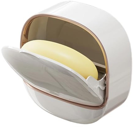 Boîte à Savon | Support Adhésif sans Perçage avec Plateau De Drainage - Support pour Savon De Douche | pour Salle de Bain Douche Évier de Cuisine Buanderie