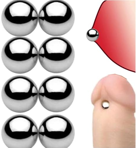 Pinces à tétons magnétiques à boule, 8 pièces, non perçantes, pour clitoris, lèvres, pénis, anneaux, flirt, jouet sexuel érotique pour adulte, BDSM, bondage, fétichisme (4 paires) P1-R1