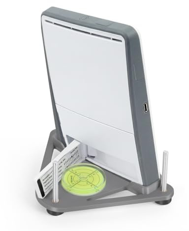 Tiga Adjustable Alignment & Leveling Stand for Flightscope Mevo Gen2 - Golf Training Equipment with Bubble Level, Height Adjustable 2.5 Inch, Stable Support for Mevo Gen 2