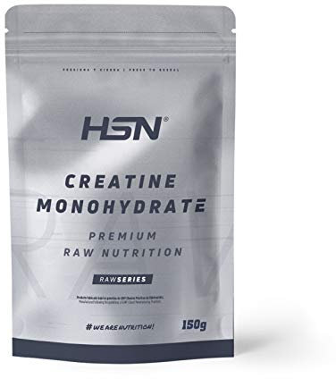 HSN Creatina Monoidrato in Polvere | Senza Gusto 150 g = 143 Dosi per Confezione | 100% Monoidrato di Creatina Micronizzata Massima Purezza Senza Additivi e Priva di Contamina