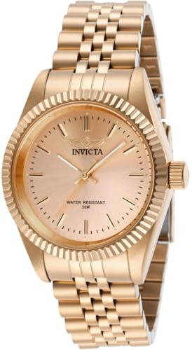 Invicta Specialty - Orologio da Donna in Acciaio Inossidabile con Movimento al Quarzo - 36 mm, Oro Rosa