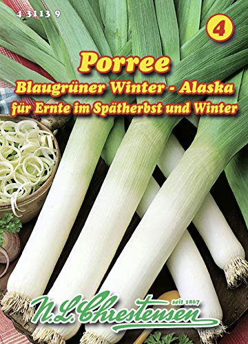 N.L. Chrestensen 431139 Porree Blaugrüner Winter-Alaska (Porreesamen)