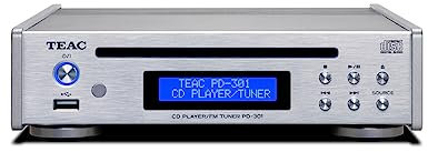 Teac PD-301DAB-X - Lettore CD con sintonizzatore DAB/FM, colore: Nero argento