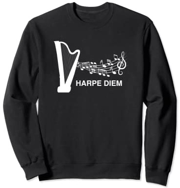 Motif de joueur de harpe pour les motifs de musicien de harp Sweatshirt